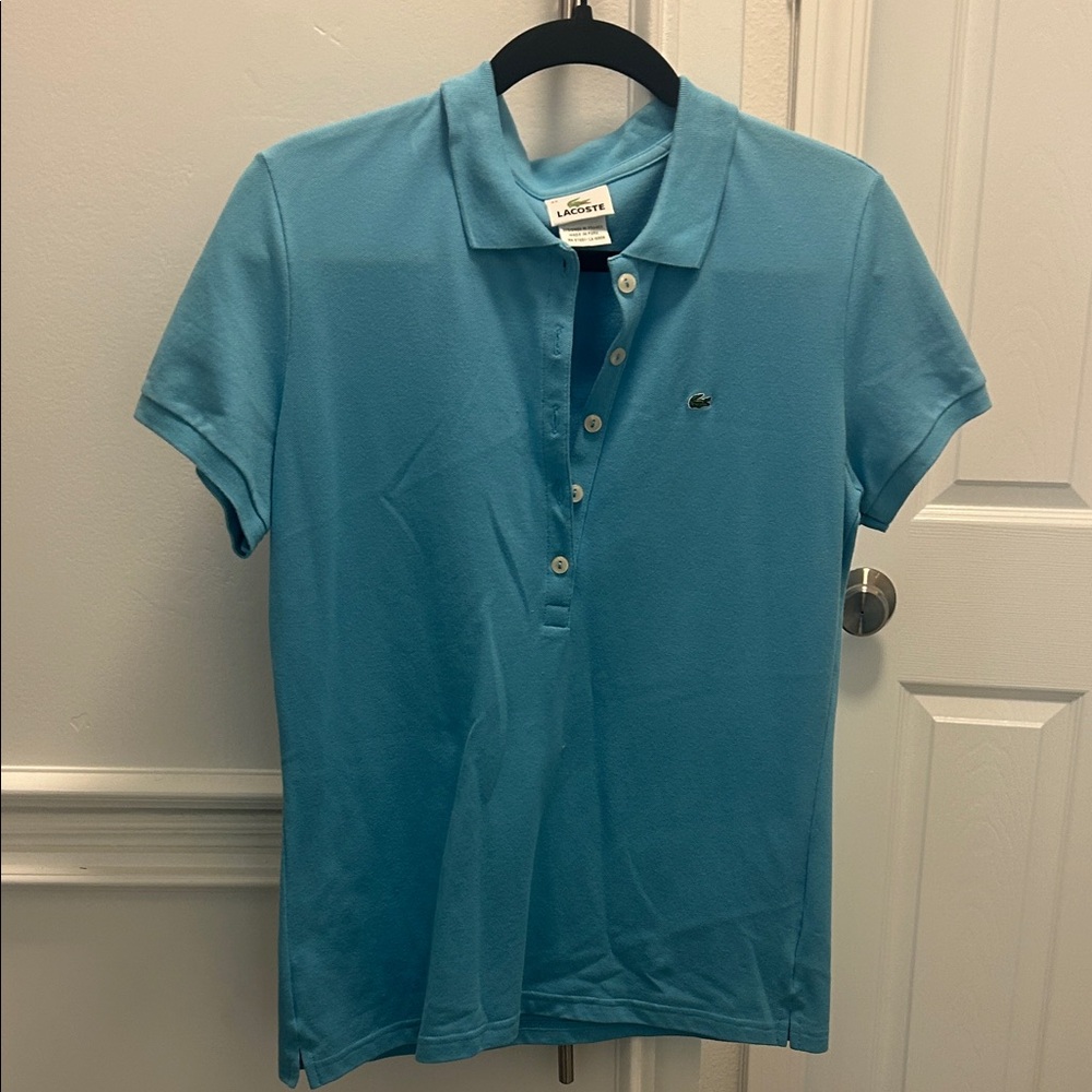 Lacoste Women’s Blue Polo Shirt